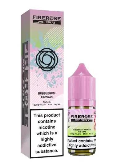 Product Image of Firerose 5000 salts - Bubblegum Airways Nic Salt E-Liquid by Firerose 5000 Salts 10ml